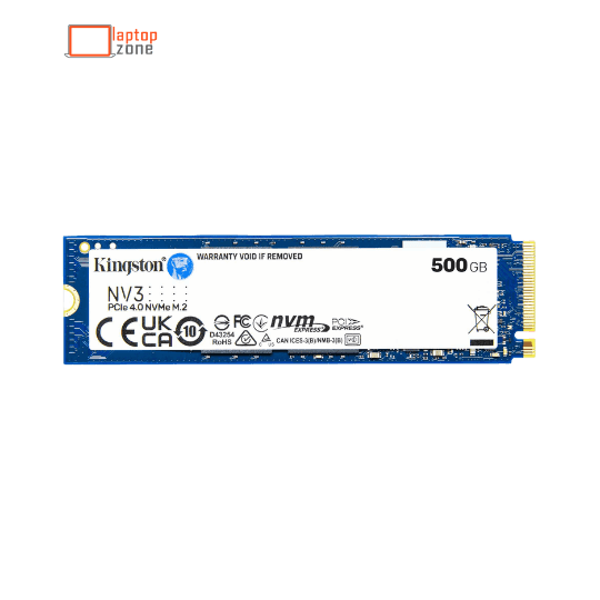 Kingston NV3 500GB NVMe PCIe Gen4 M.2 Solid State Drive - Main View