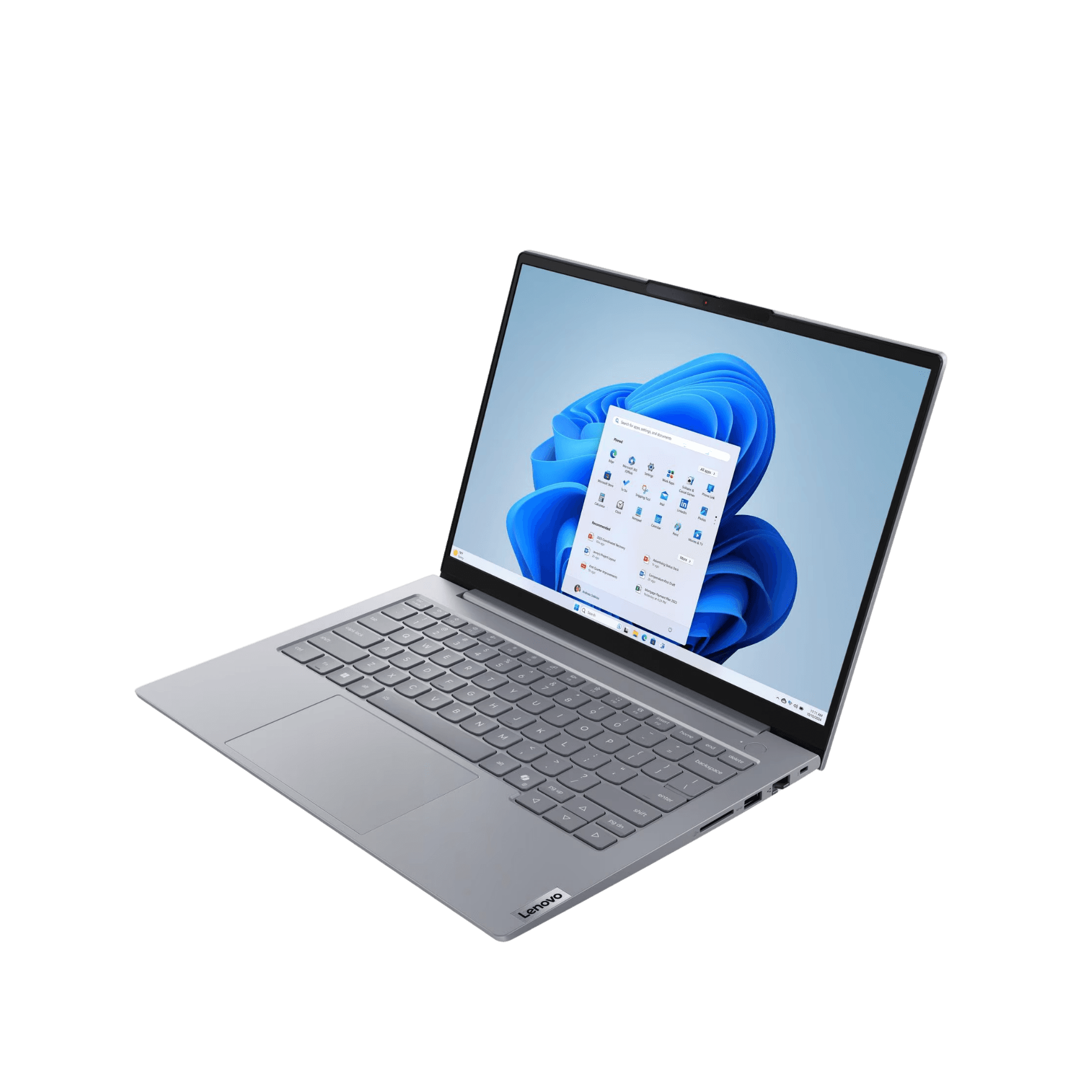 Lenovo ThinkBook 14 G8 IAL Laptop | Intel Core Ultra 7 255H Series 2 | 16GB RAM | 512GB SSD | 14" Display - Angle 2