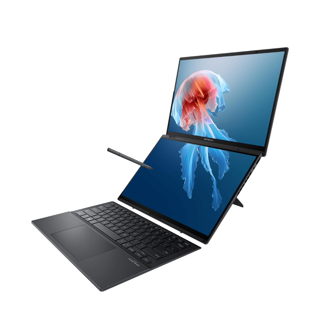 ASUS Zenbook DUO UX8406CA Dual 14-inch OLED Core Ultra 9 32GB 2TB Laptop - Angle 2