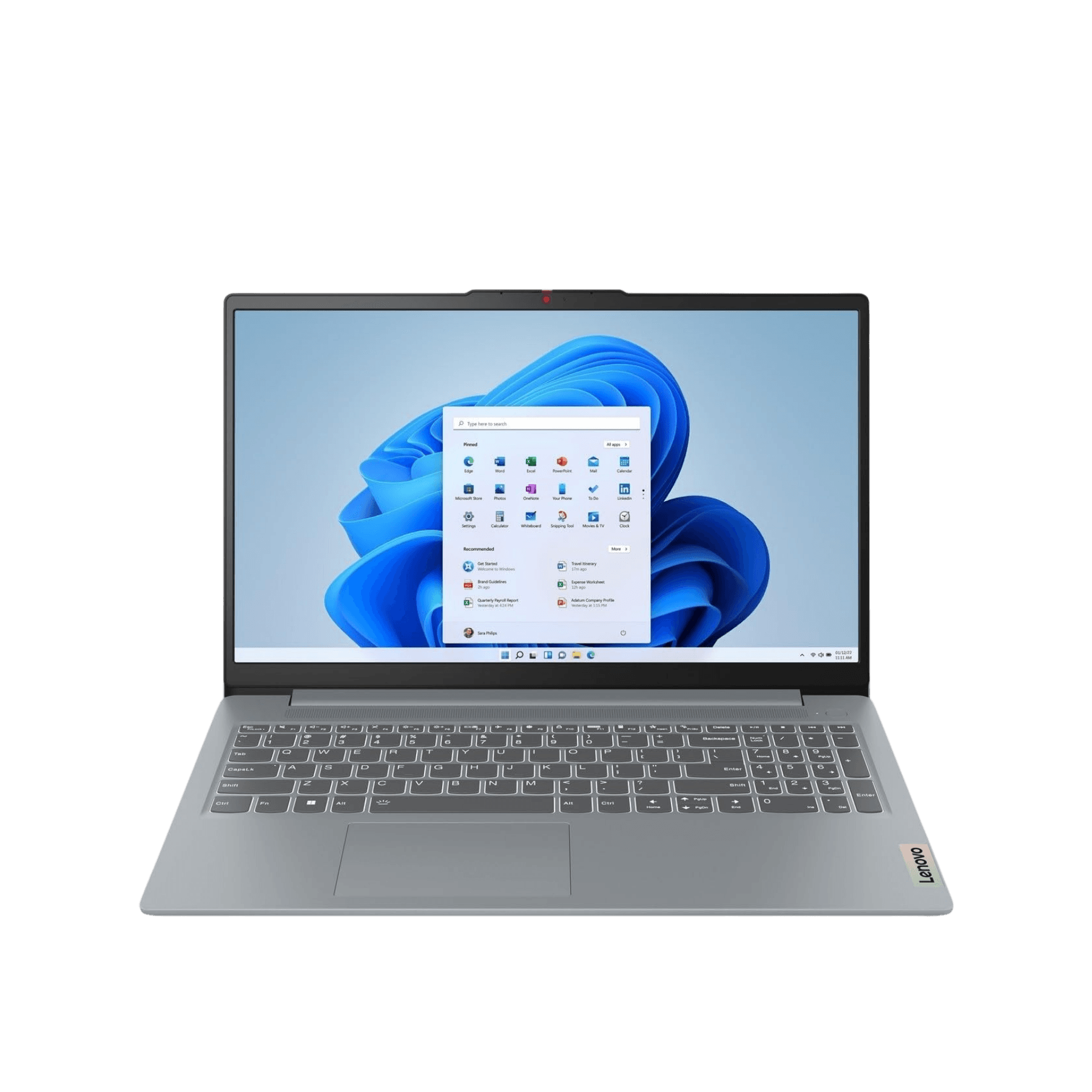 Lenovo IdeaPad Slim 3 15IAN8 Laptop | Intel Celeron N100 | 8GB RAM | 256GB SSD | 15.6" Display - Angle 4