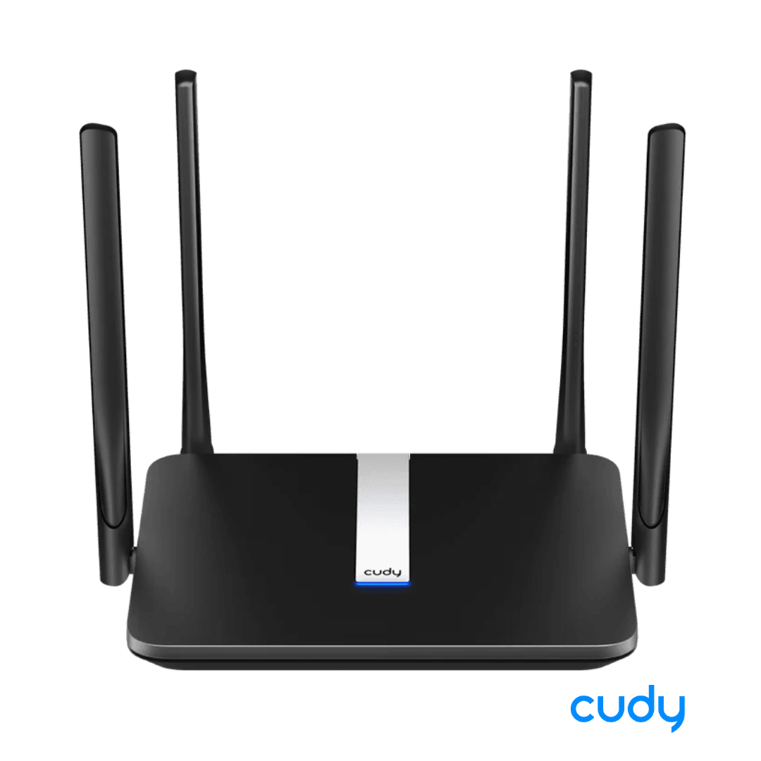 Cudy 4G LTE4 Dual Band 1200Mbps WiFi 5 Router - Angle 2